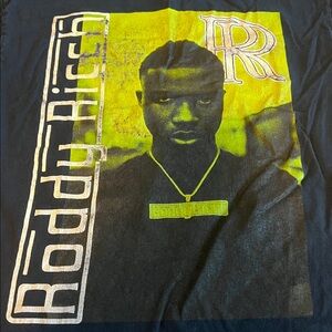 Roddy Ricch Graphic Short Sleeve TShirt Black Size Medium